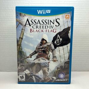 Assassins Creed Black Flag Wii U 2013 No Manual *TESTED* Read Description